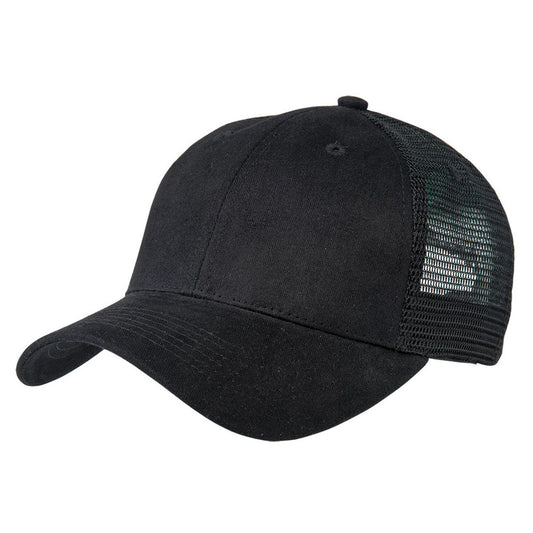 Black mesh hat